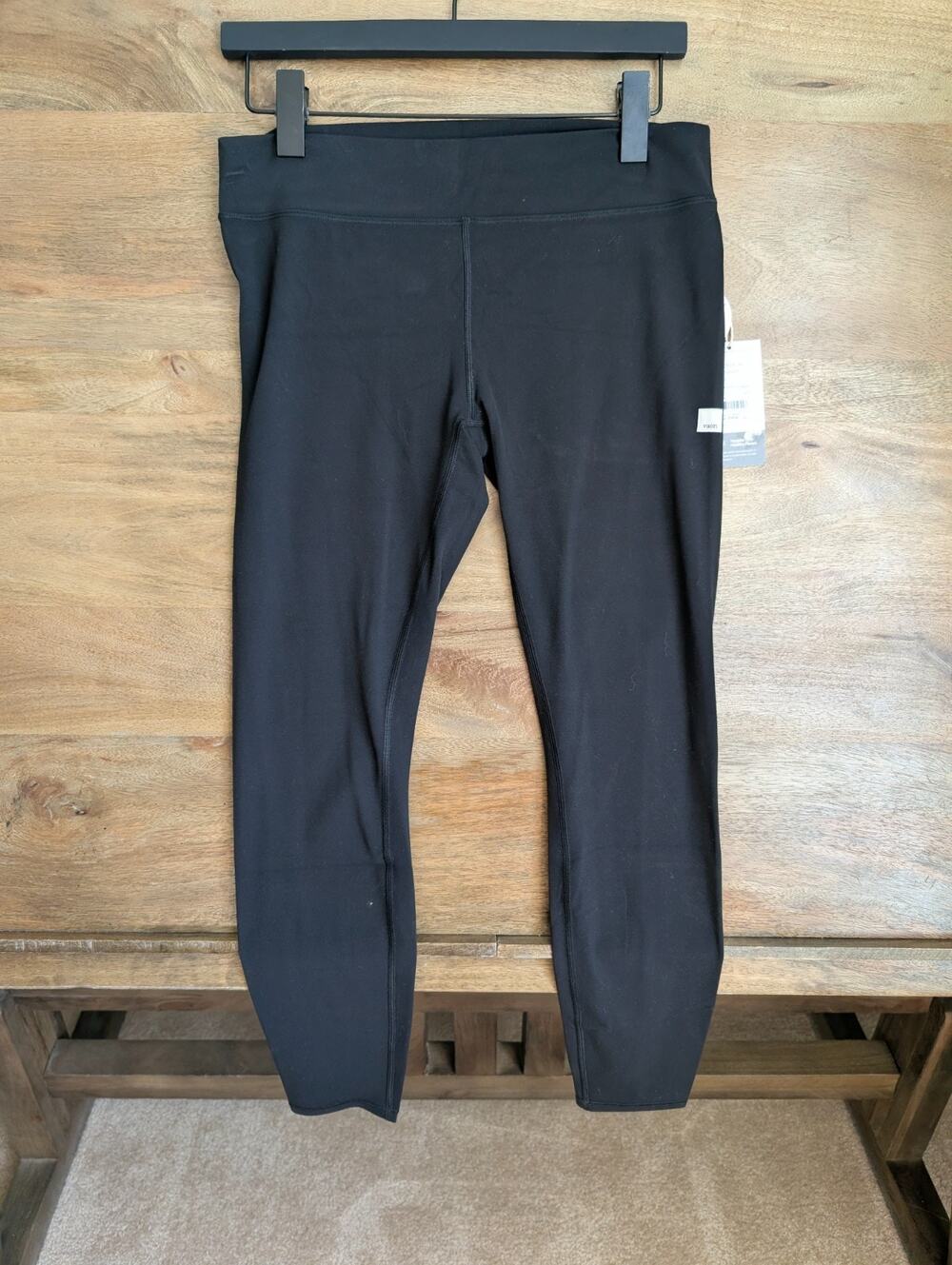 NWT Vuori AllTheFeels LR Leggings Womens Large Black Mid Rise High Waist VW4472